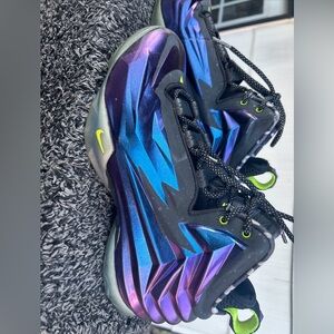 RARE Nike Chuck Posite Charles Barkley Purple Mens Shoes 684758-500 Size 7